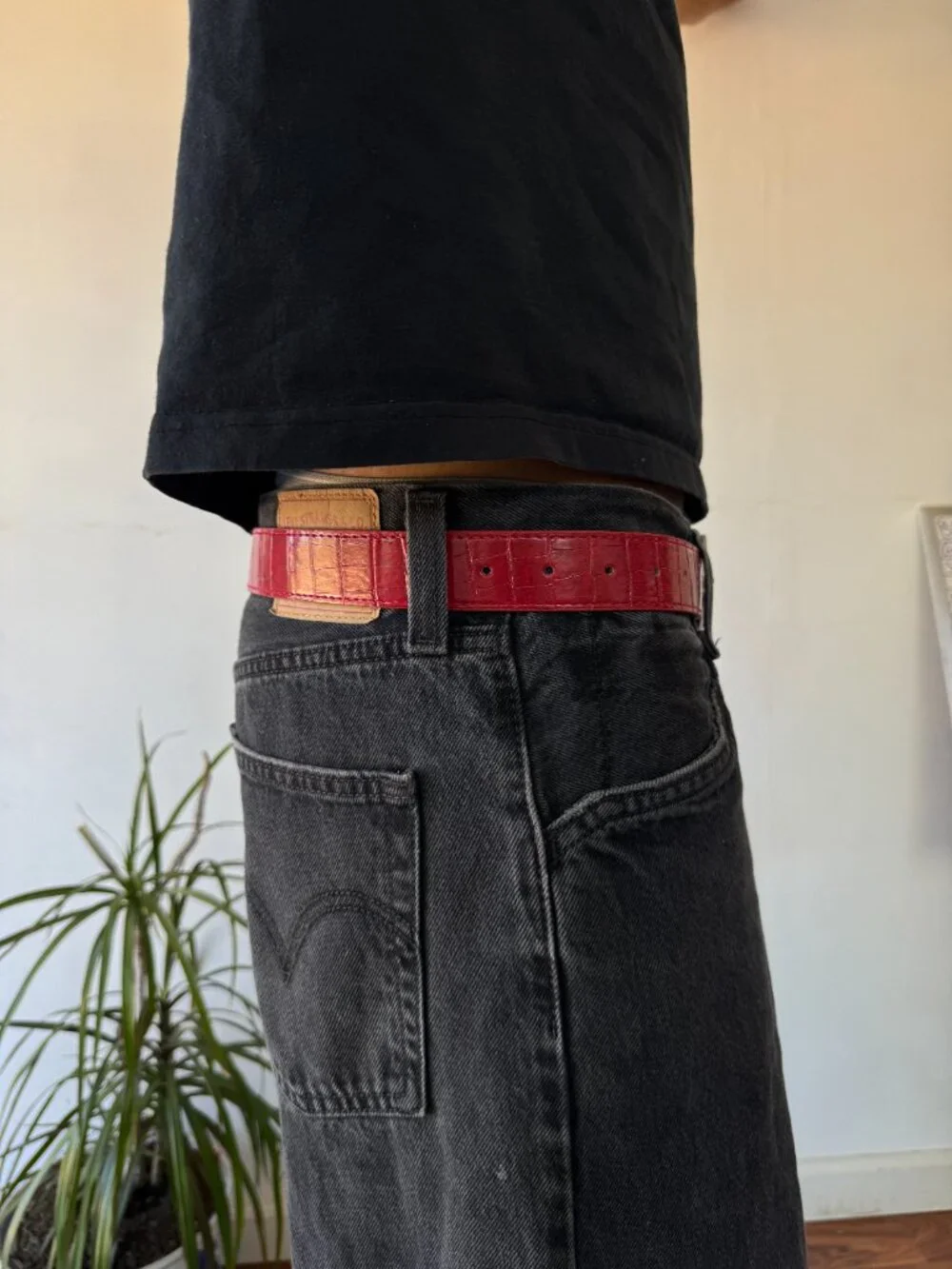 Red Star Belt Silver Brand NEw
